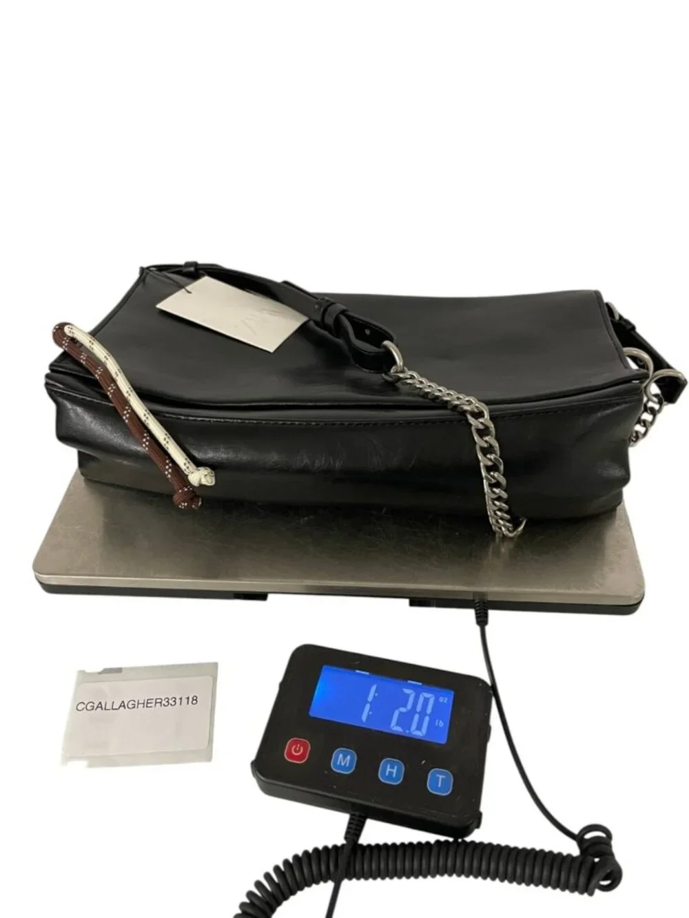 Zara Womens Shoulder Bag Purse Black Soft Flap Chain Crossbody 6362/611 NWT